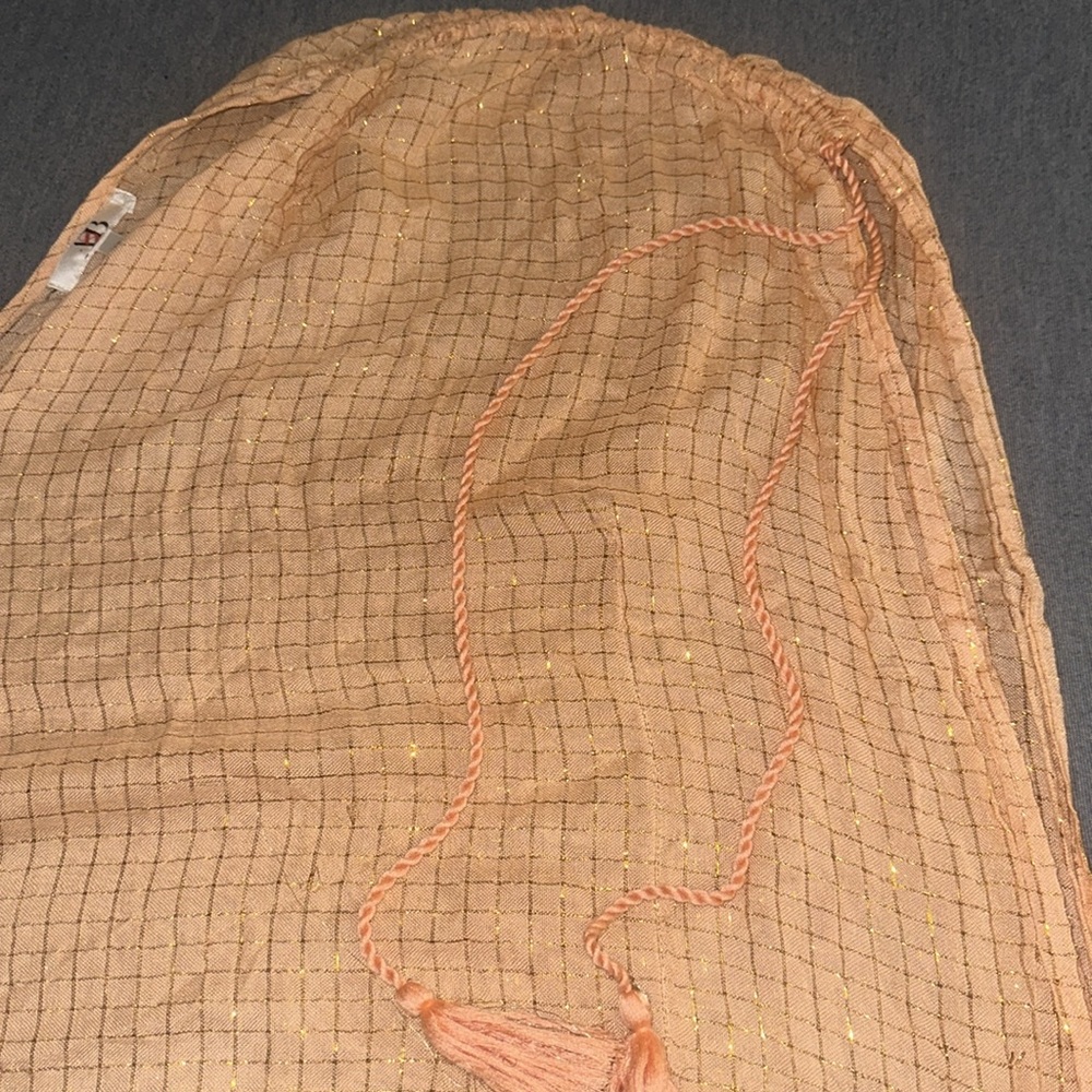 Peach one size fits all bathing suit cover up - Picture 5 of 7